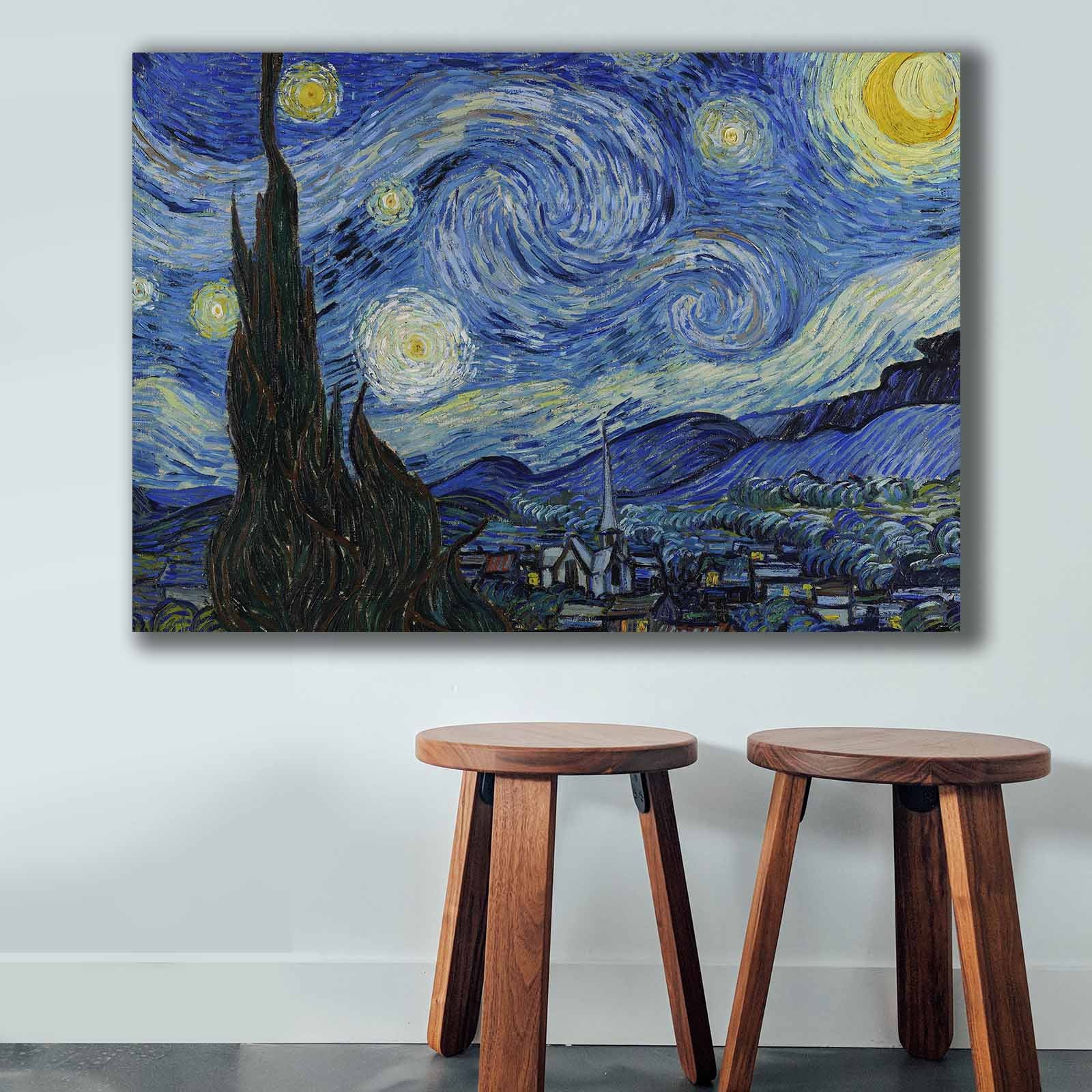 Tablou decorativ pe pânză, 70100VANGOGH074, Multicolor