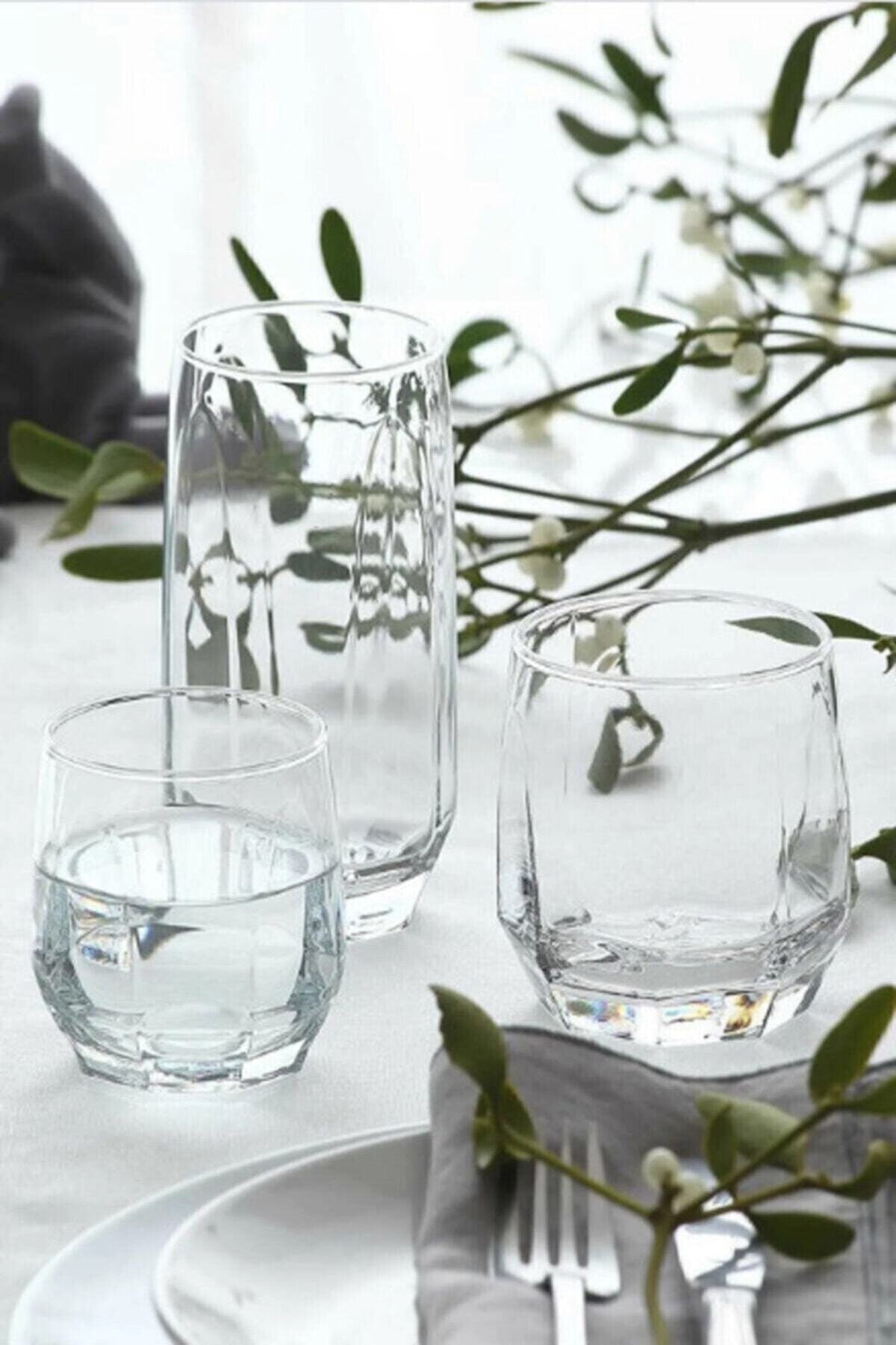Set pahare (18 piese), LV-DIAS1 INT, Transparent