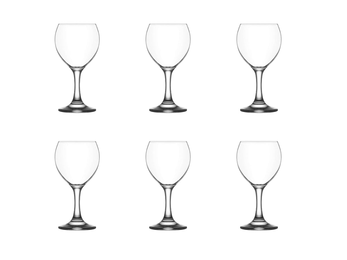 Set pahare vin (6 piese), LV-MIS549F, Transparent