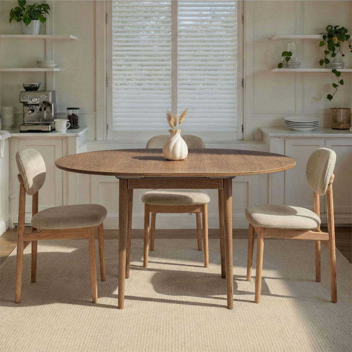 Masă dining extensibilă, Viona - Kafkas Oak, Stejar Kafkas