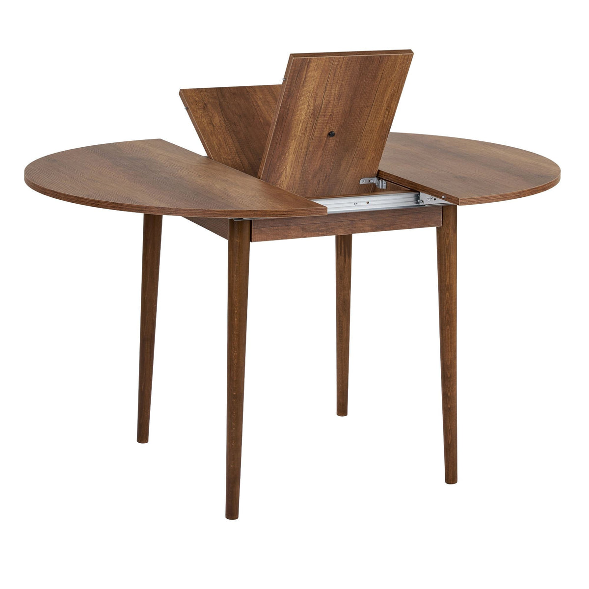 Masă dining extensibilă, Viona - Barok Walnut, Nuc Baroc