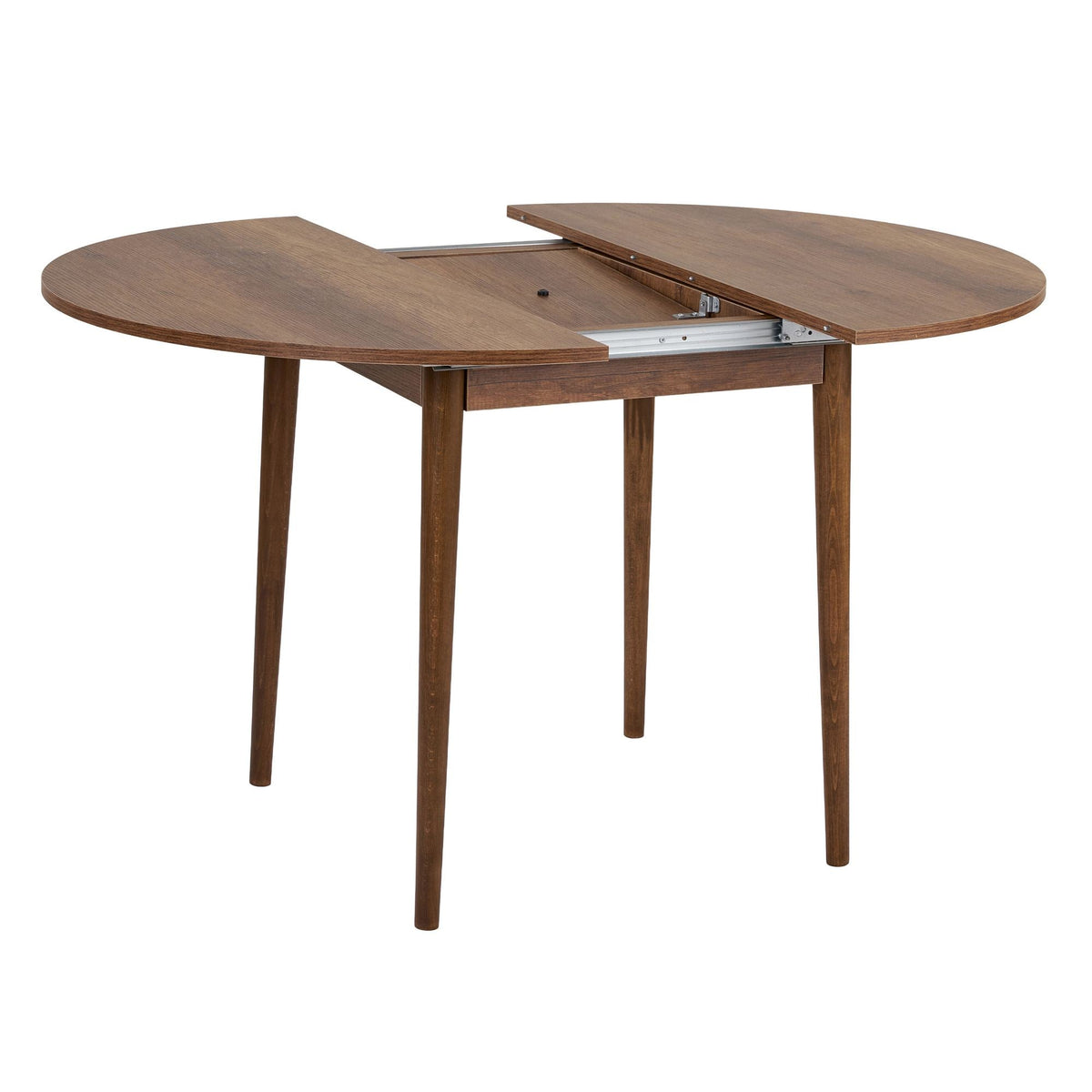 Masă dining extensibilă, Viona - Barok Walnut, Nuc Baroc