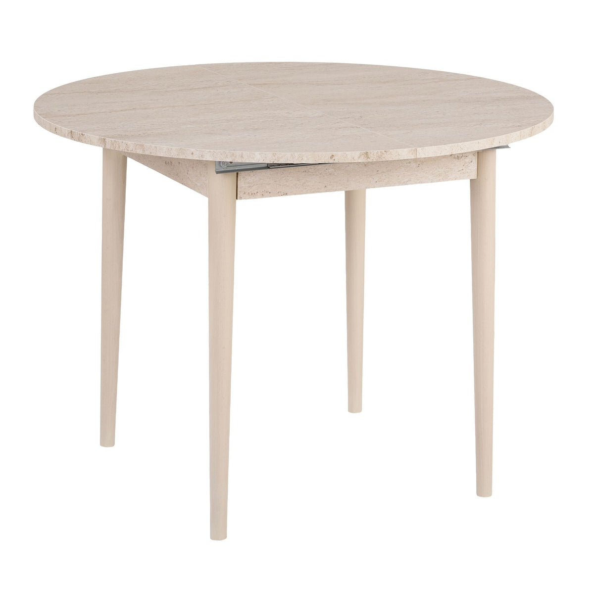 Masă dining extensibilă, Viona - Travertine, Oak, Travertin / Stejar