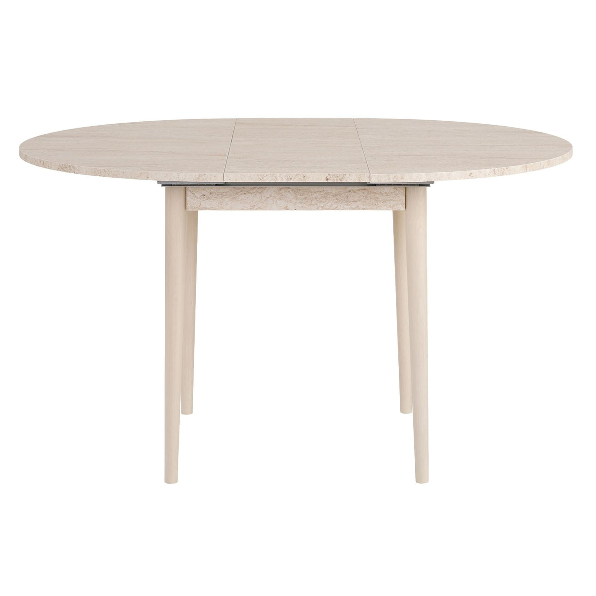 Masă dining extensibilă, Viona - Travertine, Oak, Travertin / Stejar