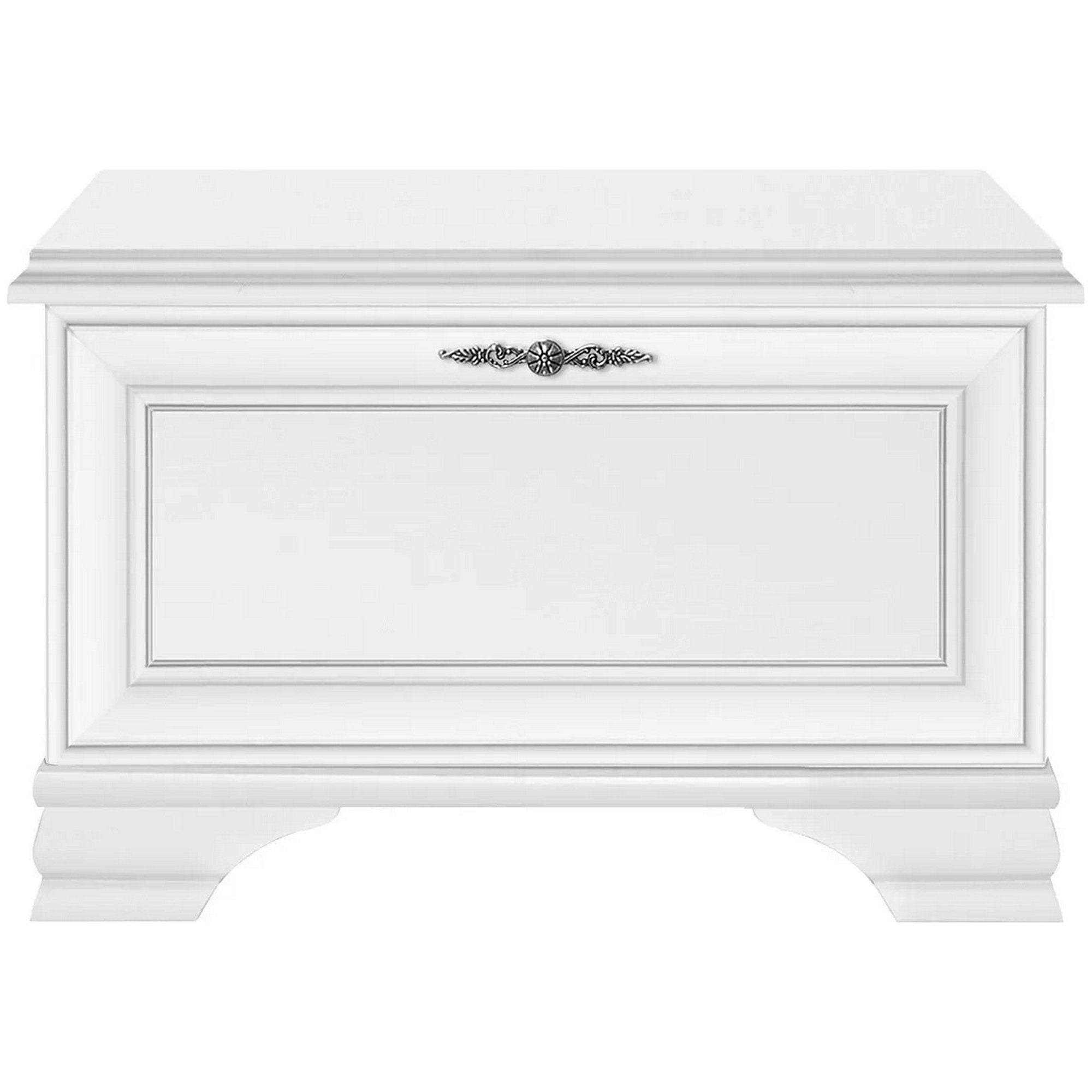 Pantofar IDENTO, alb, PAL/MDF, 80x35x50 cm