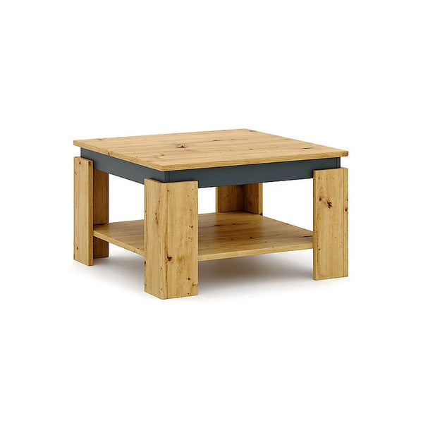 Masuta AGAVA, stejar/gri antracit, PAL laminat, 68x68x41 cm