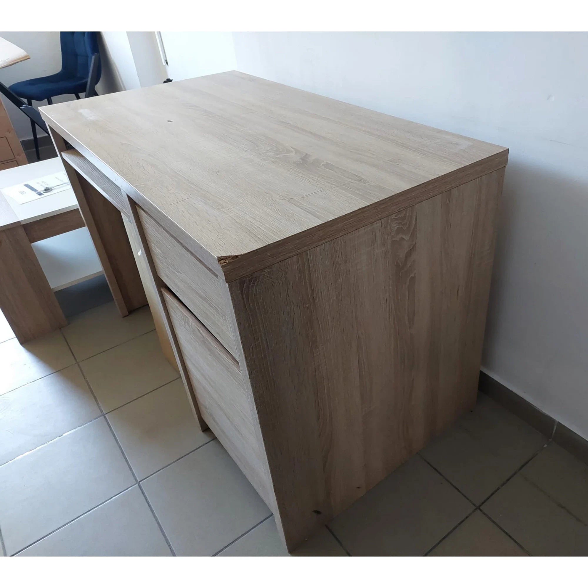 PRODUS RESIGILAT - Birou KASPIAN, stejar sonoma, PAL, 120x65x77 cm