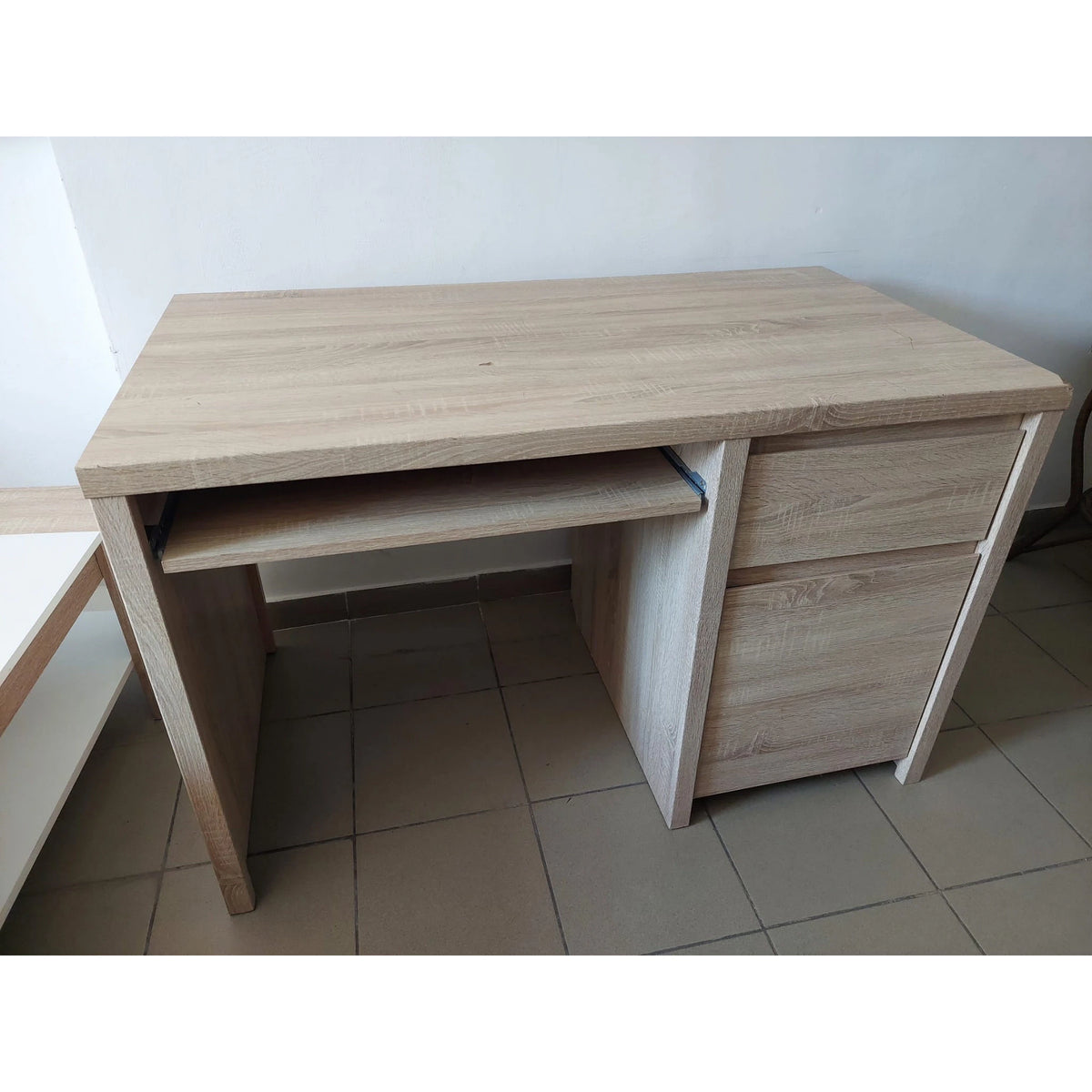 PRODUS RESIGILAT - Birou KASPIAN, stejar sonoma, PAL, 120x65x77 cm