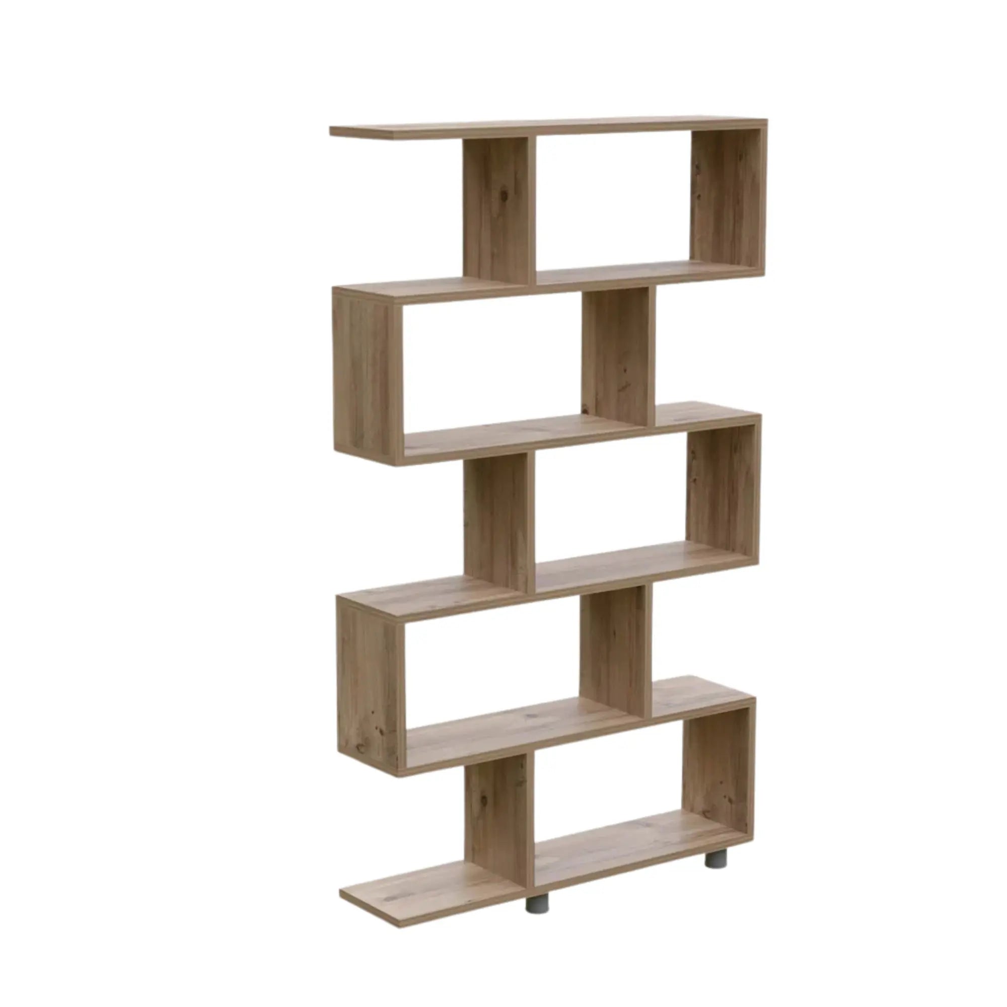 Biblioteca ELIF, pin, PAL melaminat, 90x20x156 cm