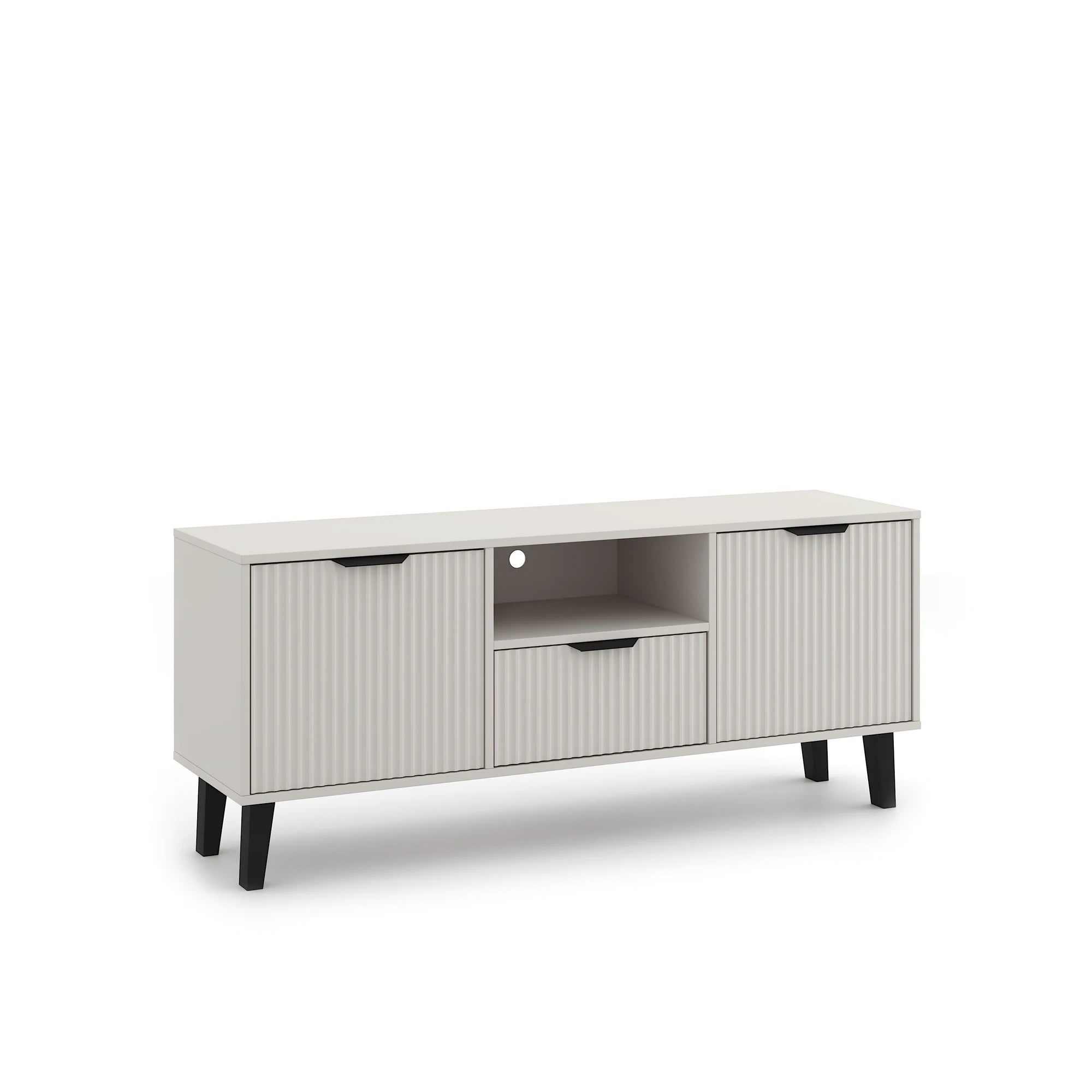 Comoda tv eleganta BORG, casmir, PAL laminat, 140x39x58 cm