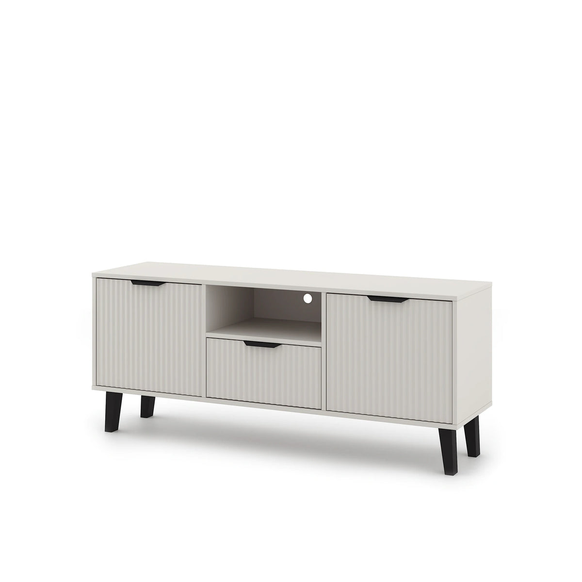 Comoda tv eleganta BORG, casmir, PAL laminat, 140x39x58 cm
