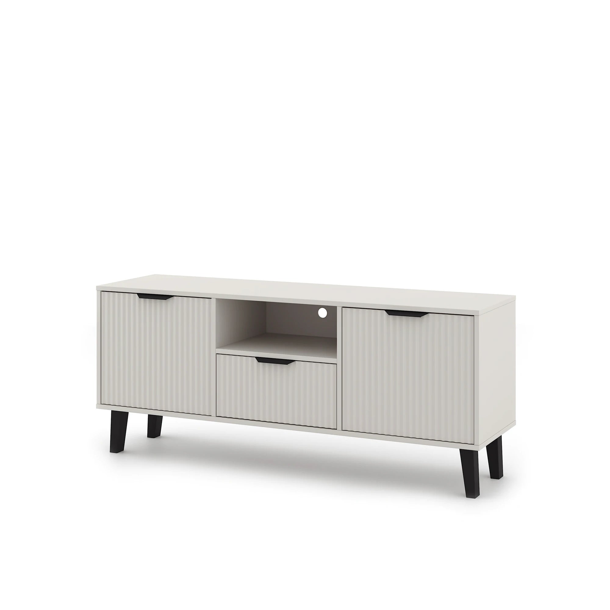 Comoda tv eleganta BORG, casmir, PAL laminat, 140x39x58 cm