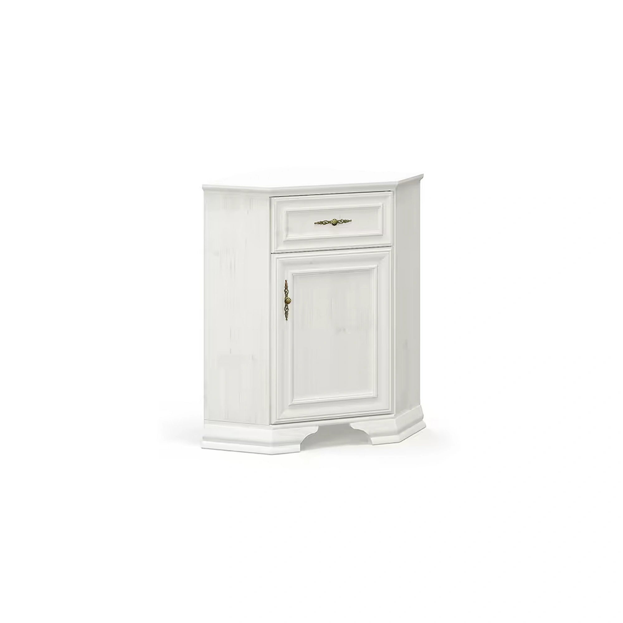 Comoda pin alb anderson IRYS, PAL laminat, 59x59x89 cm