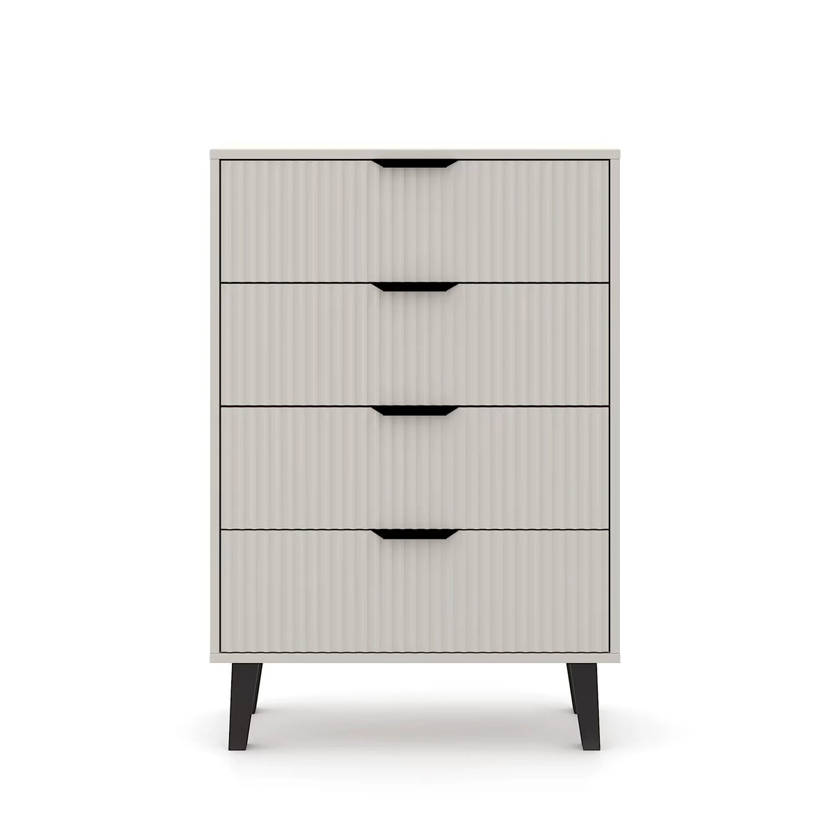 Comoda cu sertare inalta BORG, casmir, PAL laminat, 70x39x103 cm