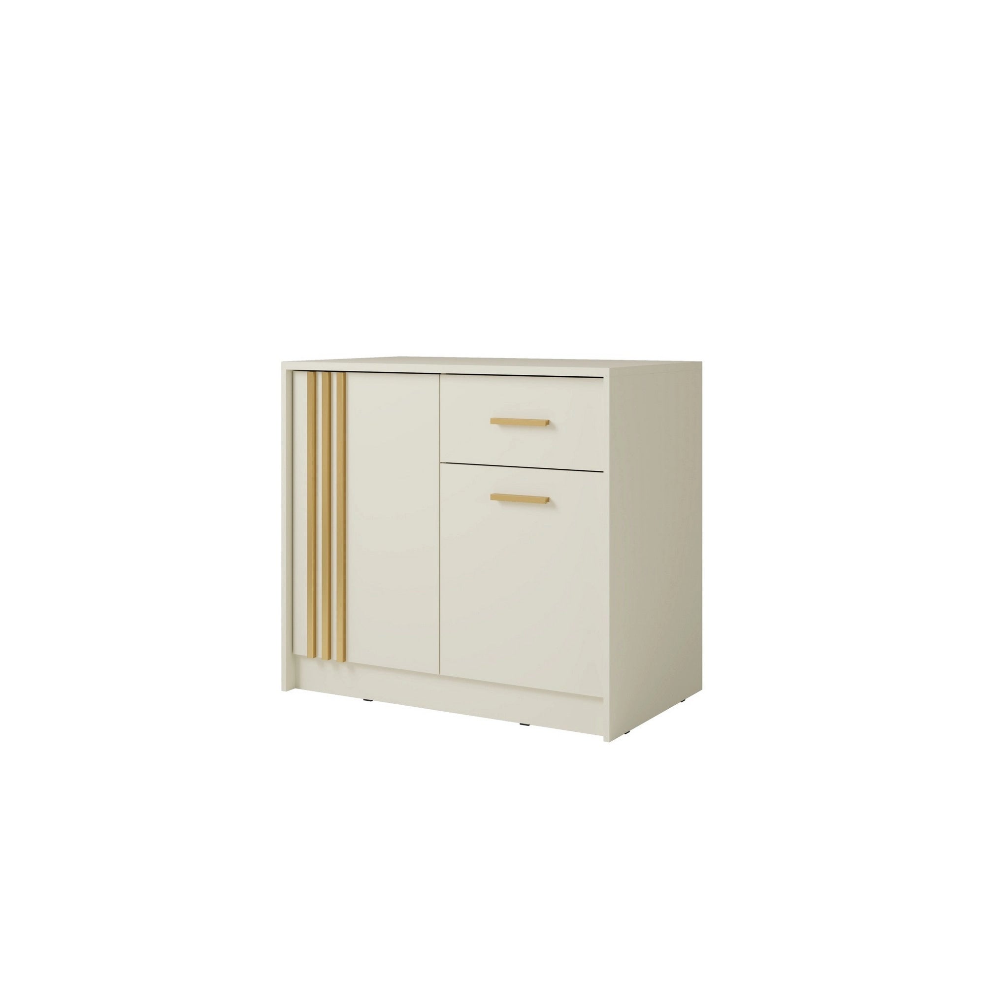 Comoda CANADA CY35, casmir/auriu, PAL laminat, 102x42x94 cm