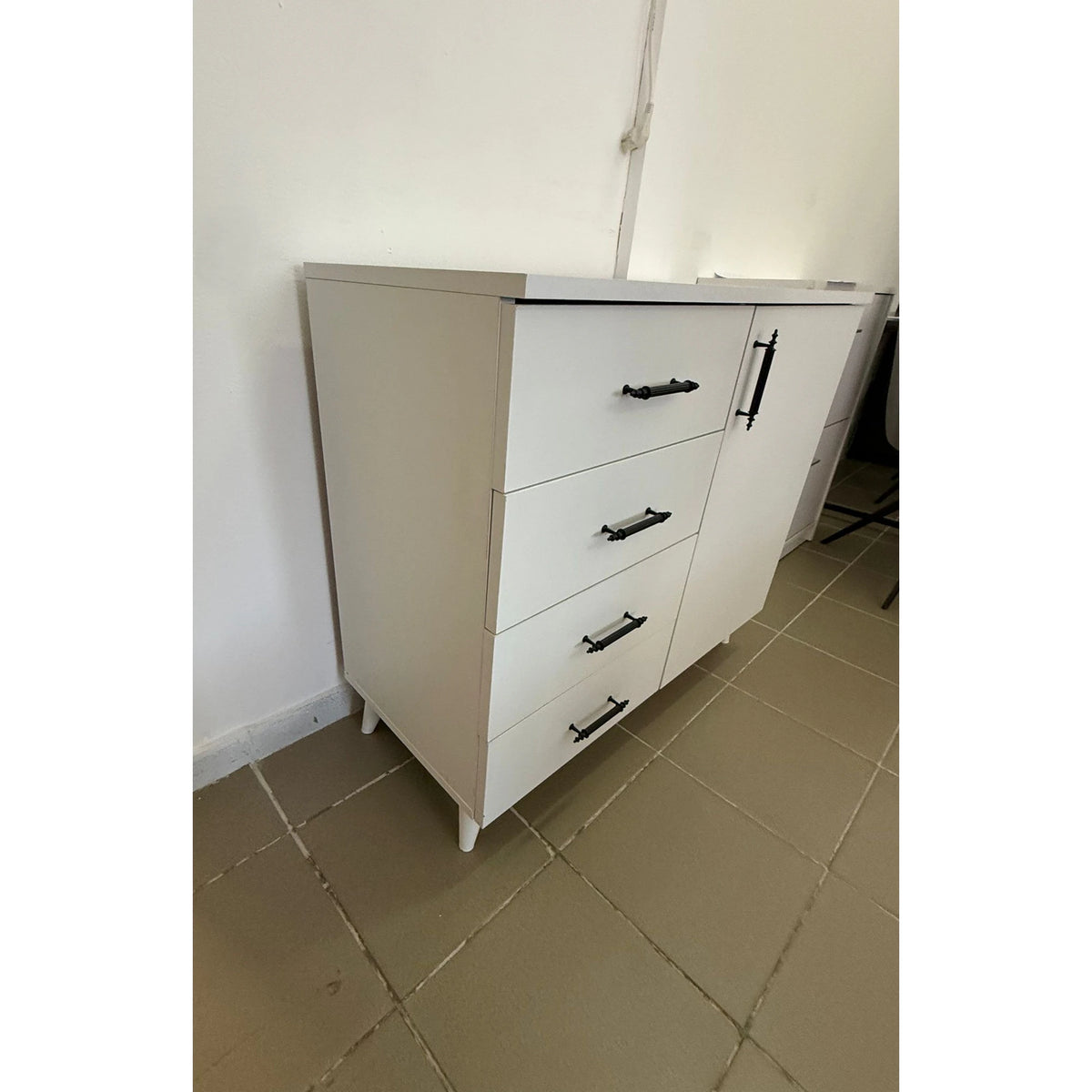 PRODUS RESIGILAT - Comoda LAVINIA, alb, PAL, 90x45x78 cm