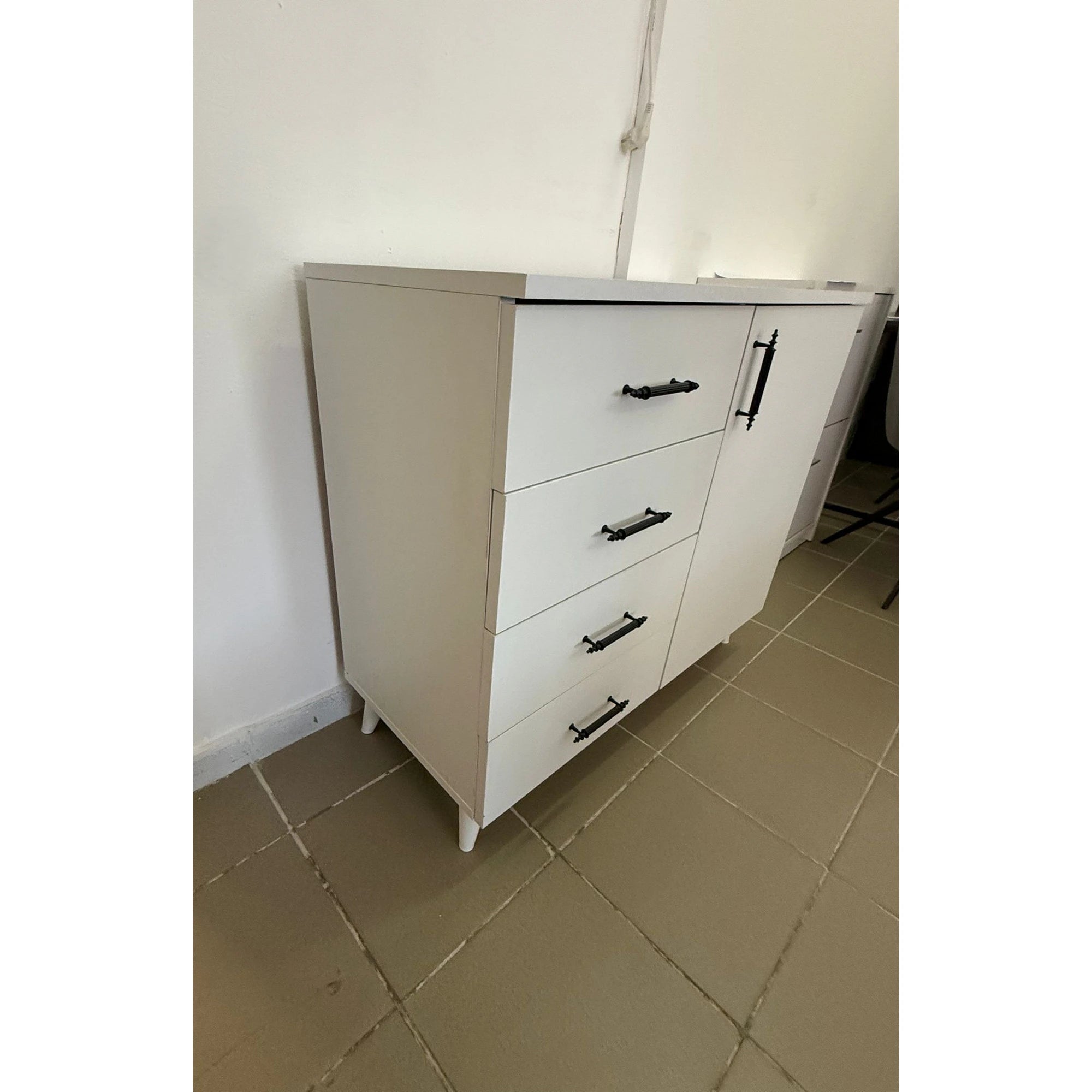 PRODUS RESIGILAT - Comoda LAVINIA, alb, PAL, 90x45x78 cm
