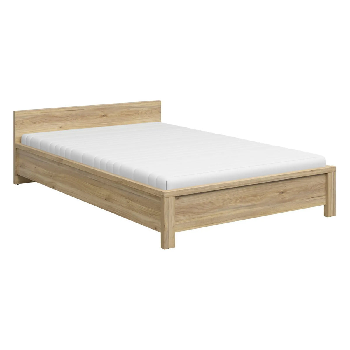 Cadru pat KASPIAN 140x200, stejar mauvella, PAL