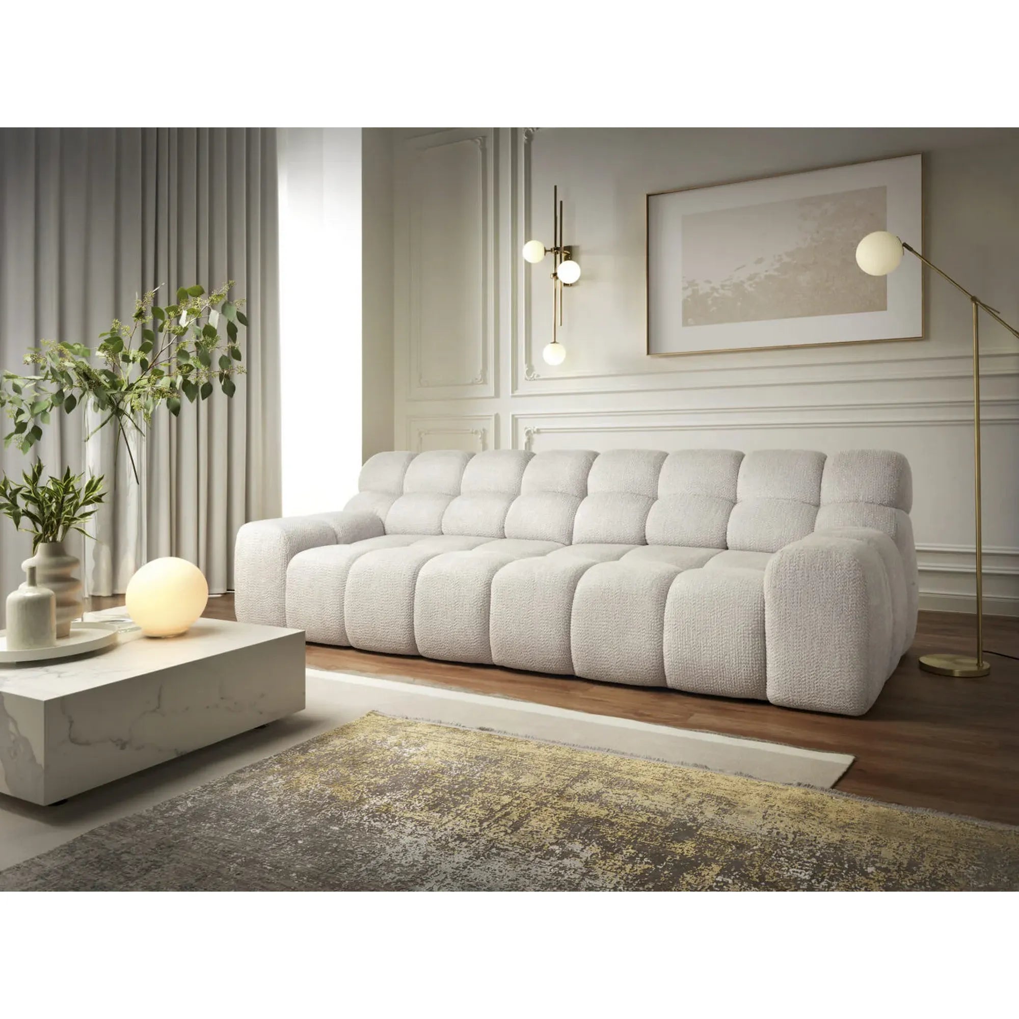Canapea CAMPILE, personalizabil materiale Gama Premium, 288x119x85 cm