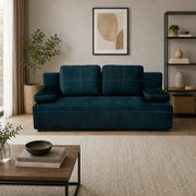 Canapea extensibila NOLA, personalizabil materiale gama Oferta Avantaj, cu lada de depozitare 200x102x92 cm
