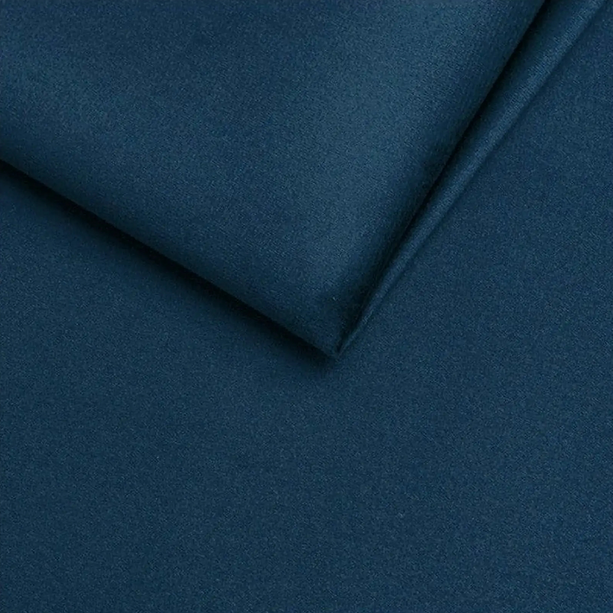 Canapea extensibila ALDO 3L, stofa catifelata albastru - Monolith 77, cu lada depozitare, 227x102x87 cm