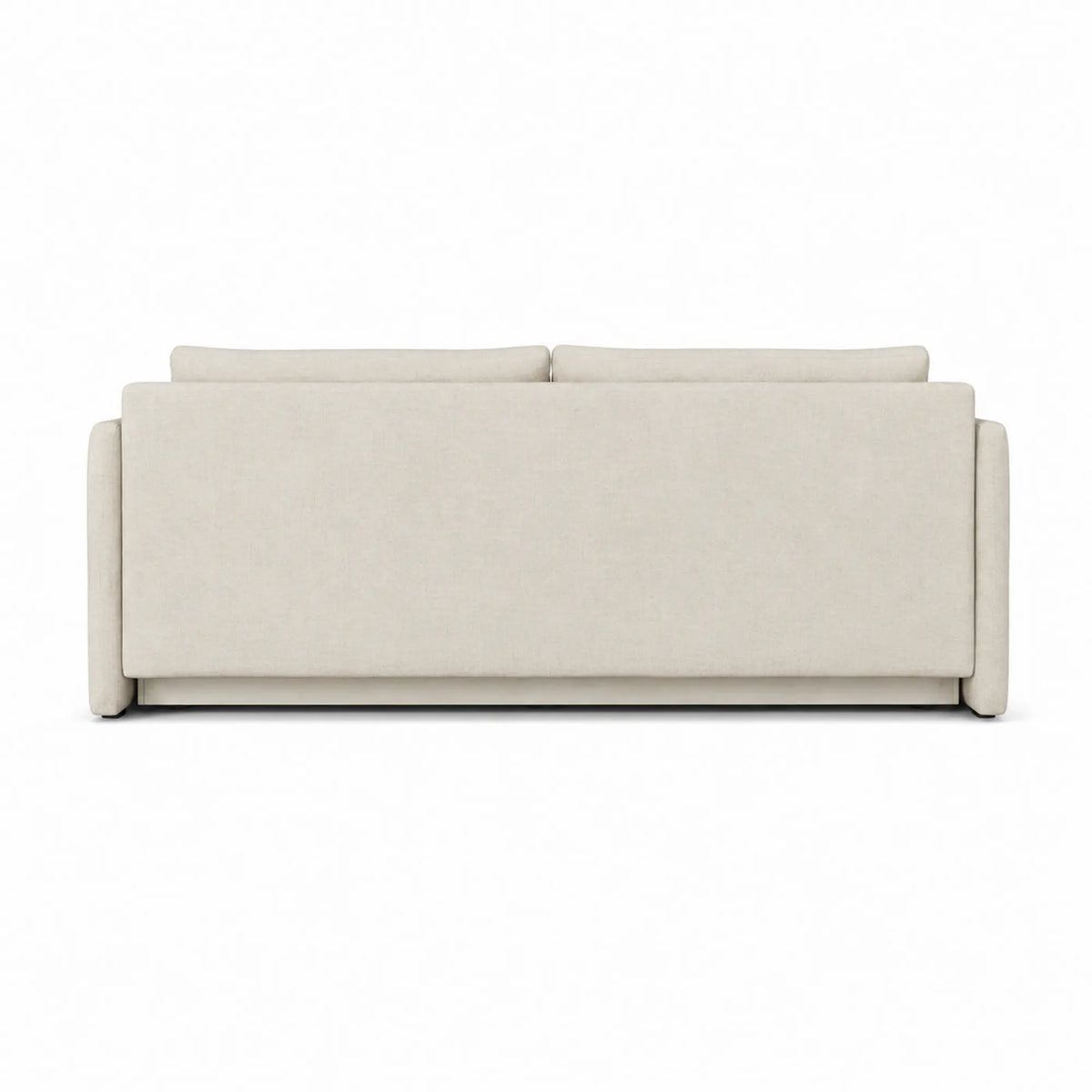 Canapea extensibila Allen, stofa catifelata crem - Monolith 02, cu lada depozitare, 220x100x88 cm