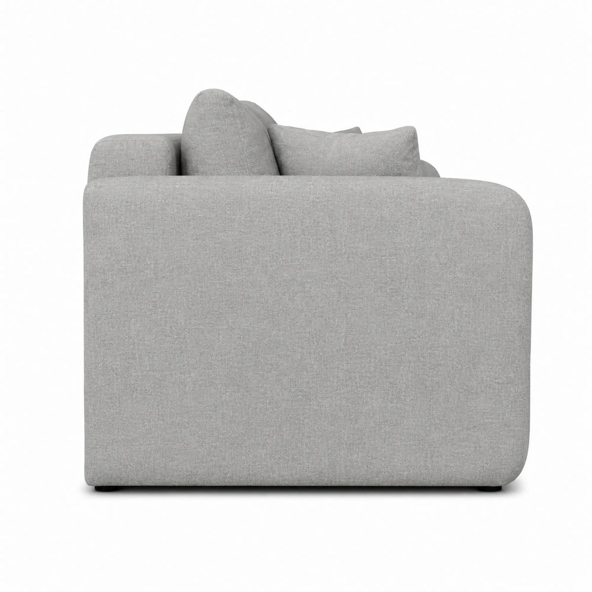 Canapea extensibila Allen, stofa catifelata gri - Element 04, cu lada depozitare, 220x100x88 cm