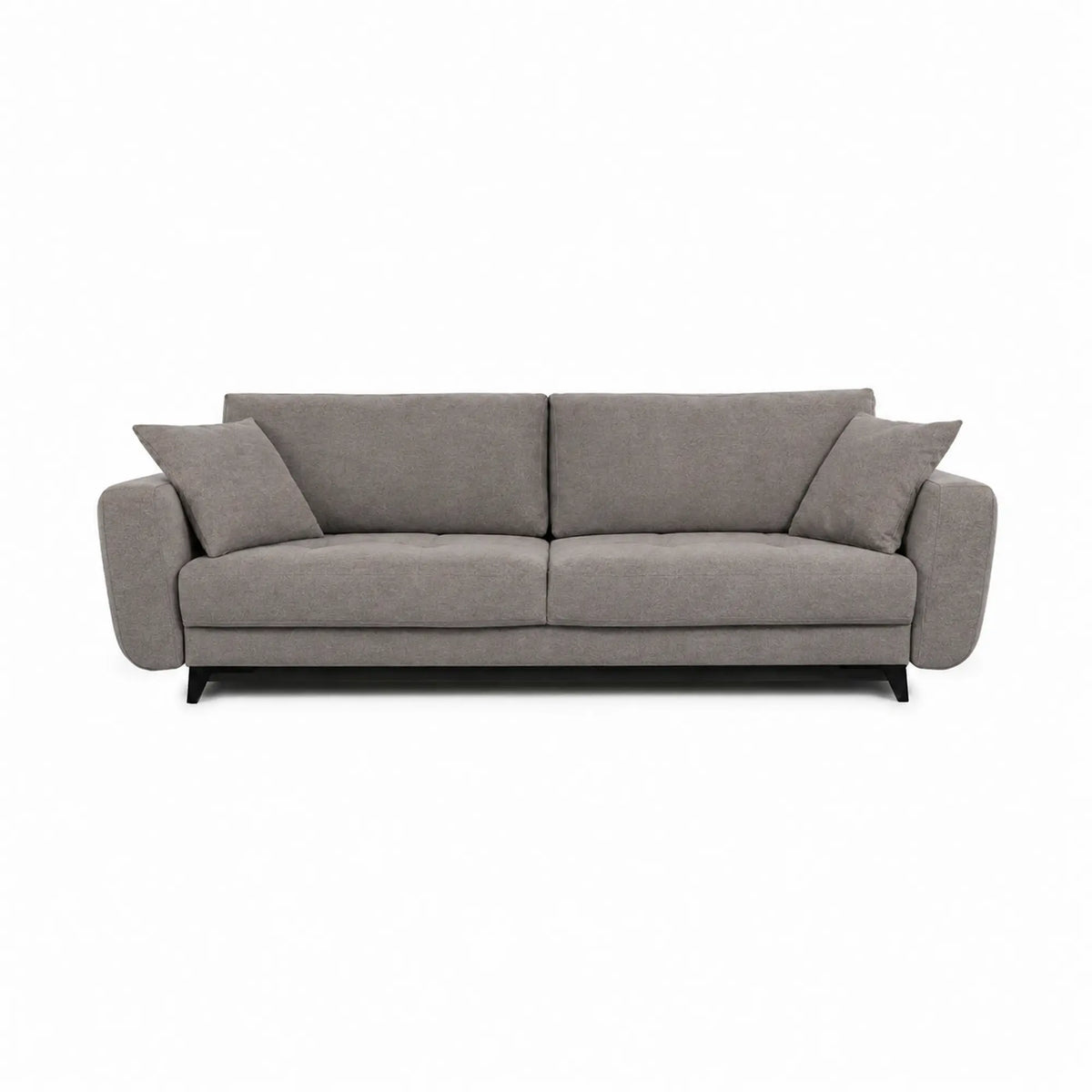 Canapea extensibila KARISA, stofa gri - Element 3, cu spatiu depozitare, 241x113x91 cm