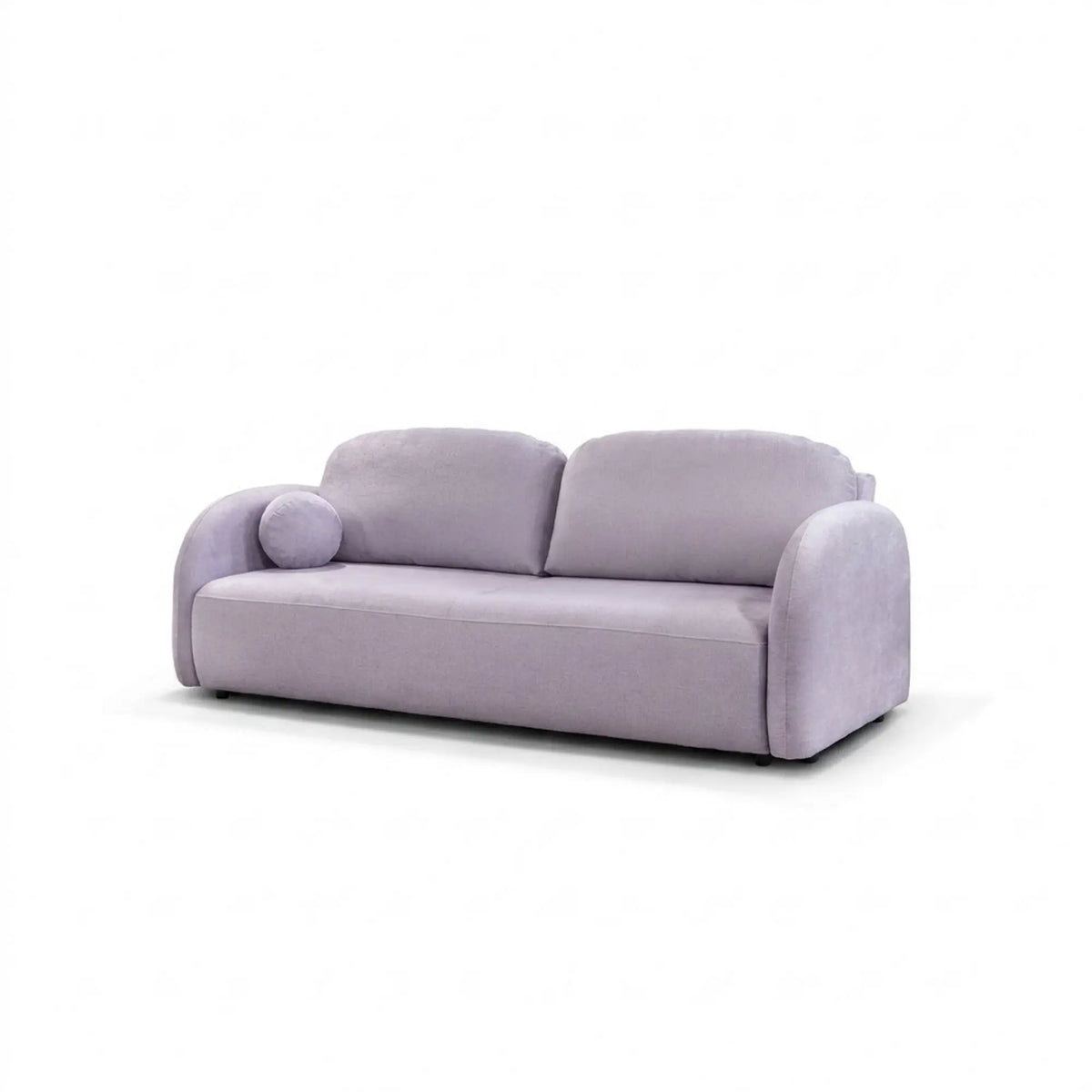 Canapea extensibila ROMA, stofa catifelata mov lila - Monolith 62, cu lada depozitare, 230x105x90 cm