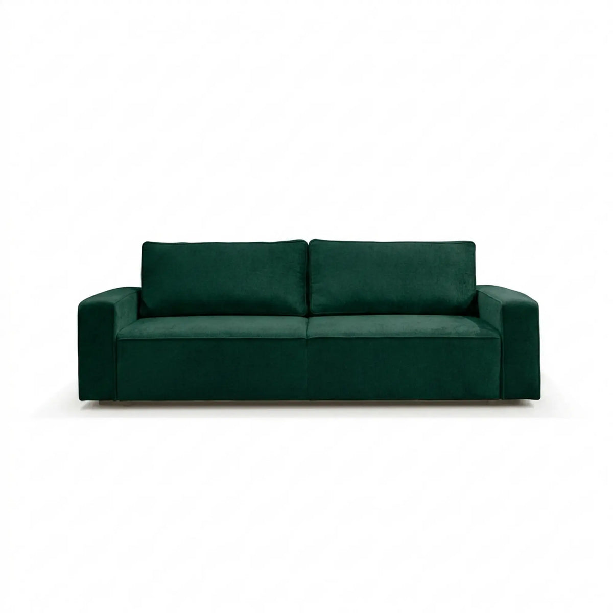 Canapea extensibila SPARK, stofa catifelata verde inchis - Monolith 37, cu lada depozitare, 246x100x90 cm