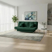 Canapea extensibila VIOLA, stofa verde - Elia 39, 192x89x48 cm