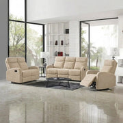 Canapea pliabila OSLO 3S, bej, 180x95/158x100 cm