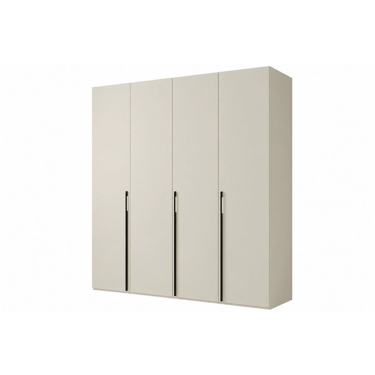 Dulap haine 200 cm DENVER DEN1, casmir, PAL, cu 4 usi
