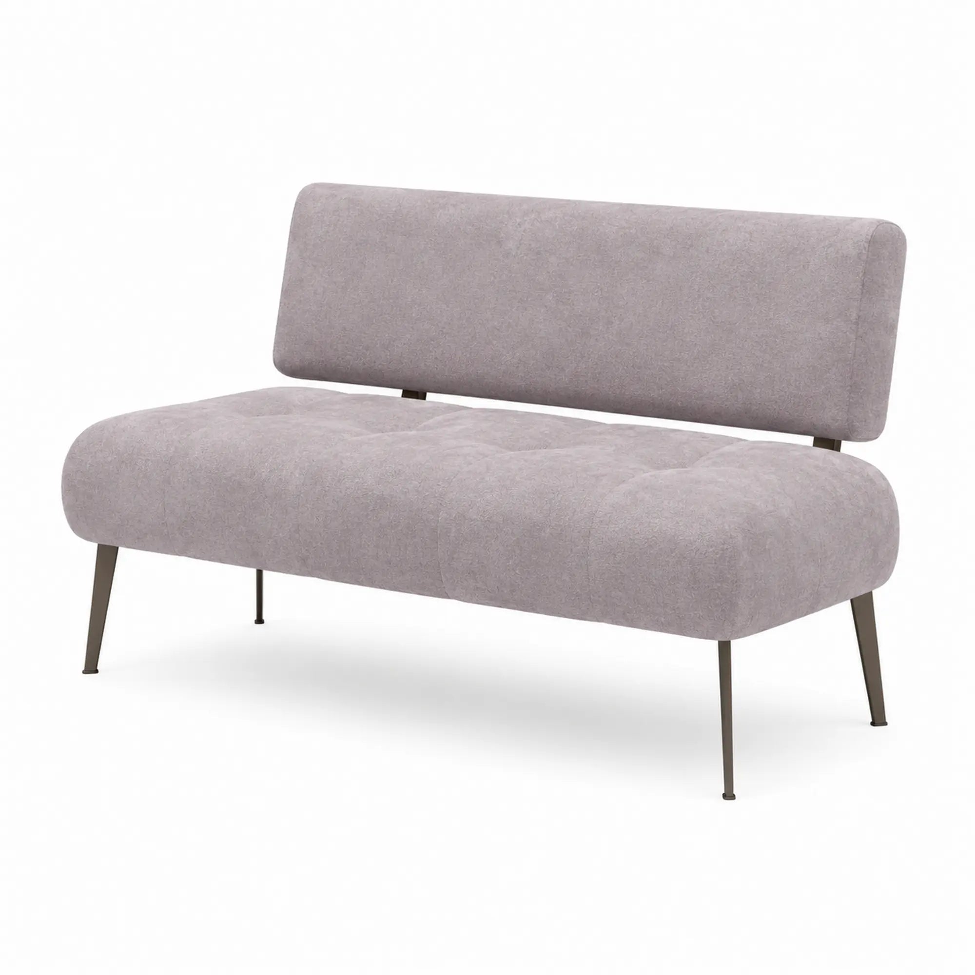 Coltar bucatarie MILO, sezlong dreapta, stofa catifelata bej - Whisper 3, 215X163X90 cm