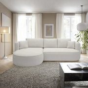 Coltar extensibil FIORE, personalizabil, cu lada depozitare, 284x183x82 cm