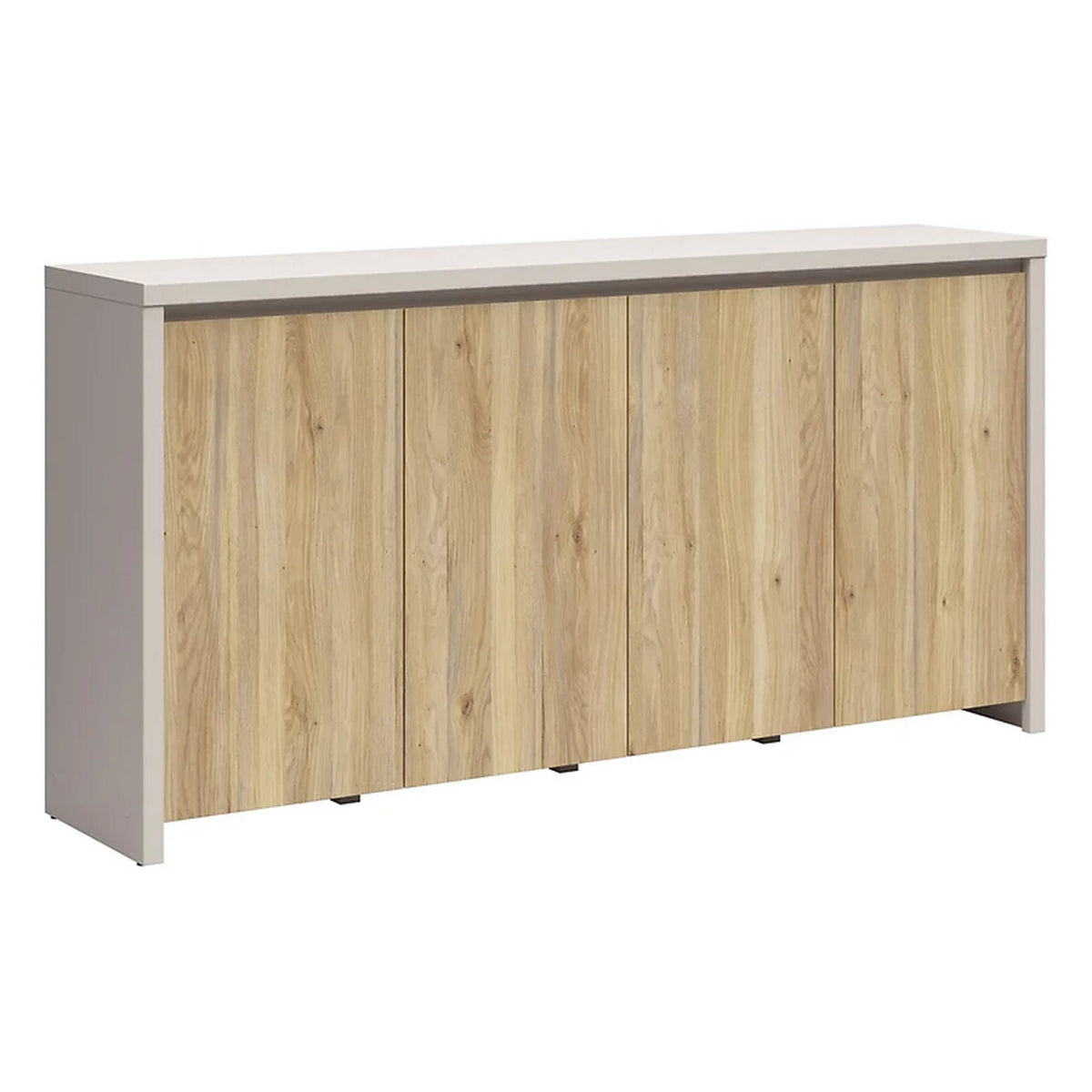 Comoda KASPIAN, casmir/stejar, PAL, 182x40x94 cm