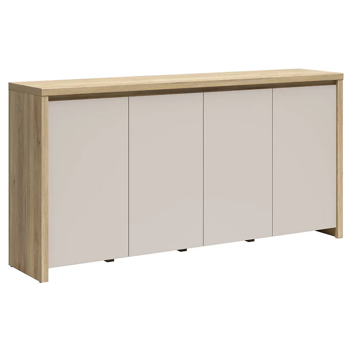 Comoda KASPIAN, stejar/casmir, PAL, 182x40x94 cm