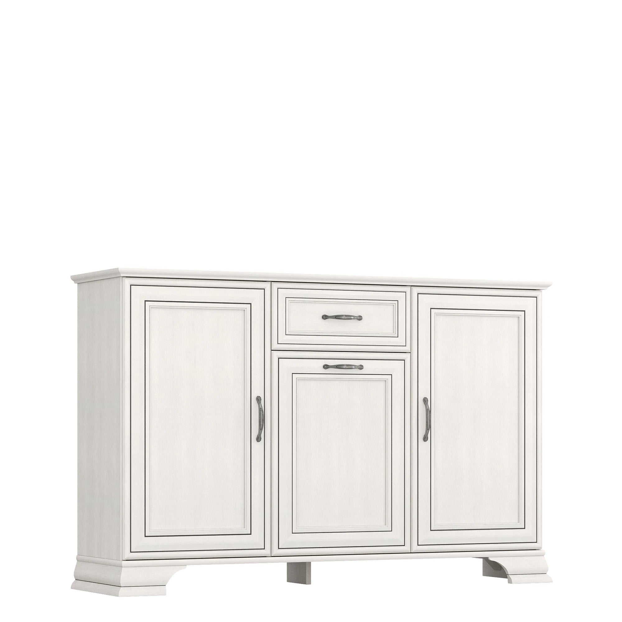 Comoda TIFFANY II, crem, PAL, 139x37x90 cm