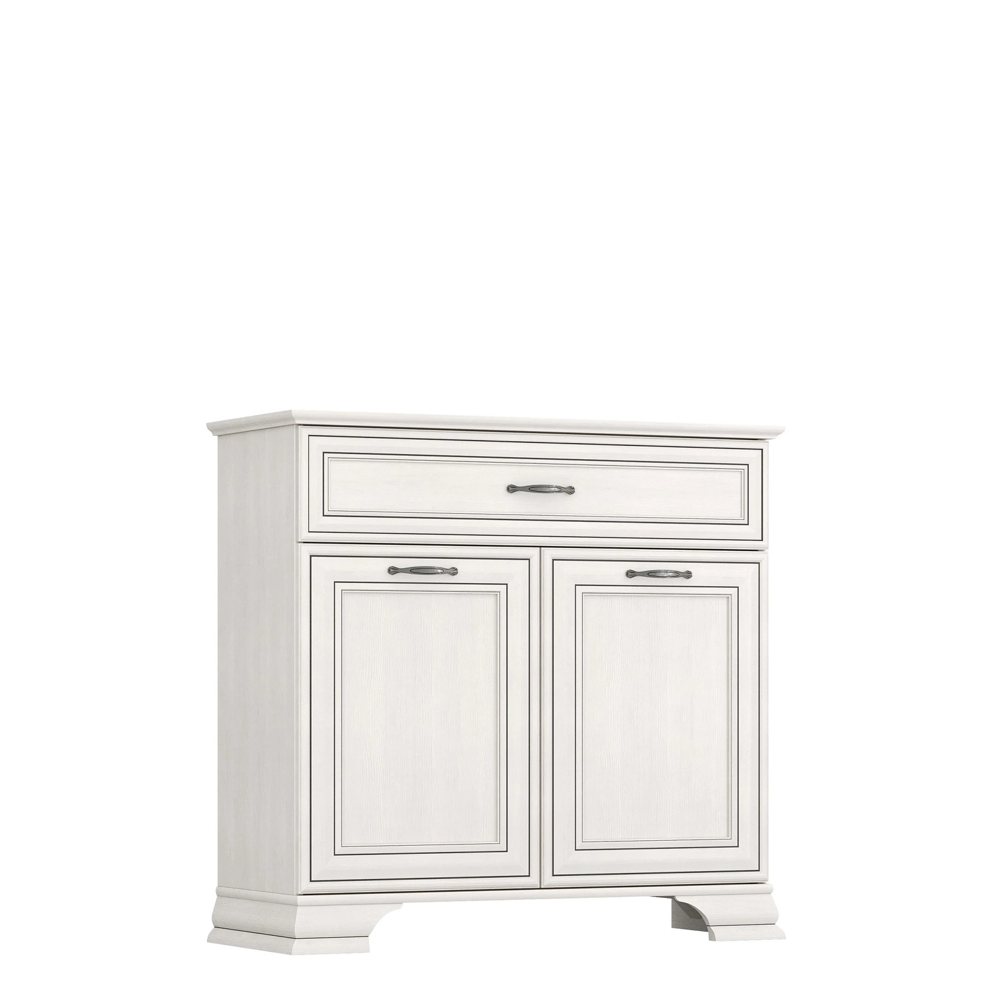 Comoda TIFFANY II, crem, PAL laminat, 94x37x90 cm