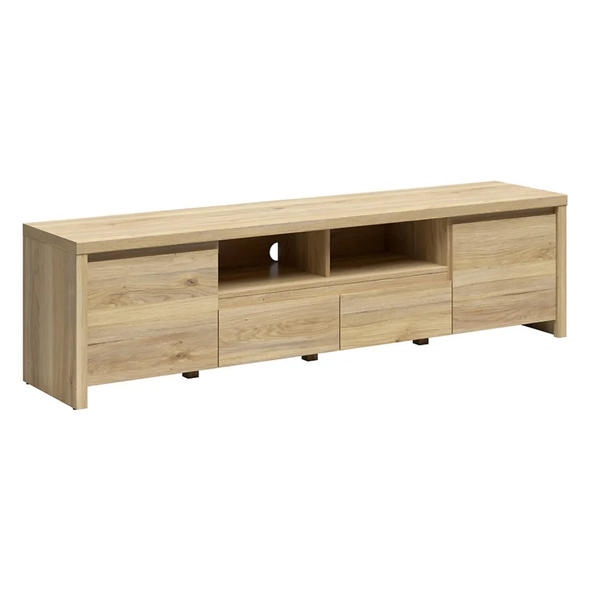 Comoda TV joasa KASPIAN, stejar, PAL, 182x40x49 cm