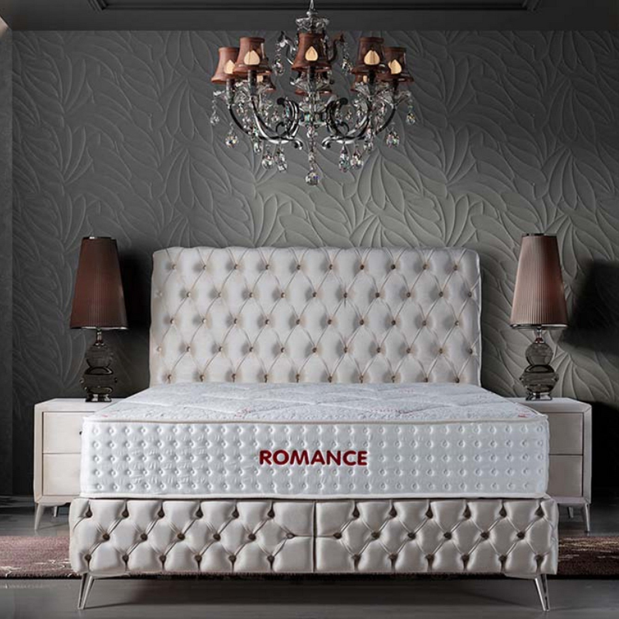 Saltea ROMANCE, alb, 160x200 cm