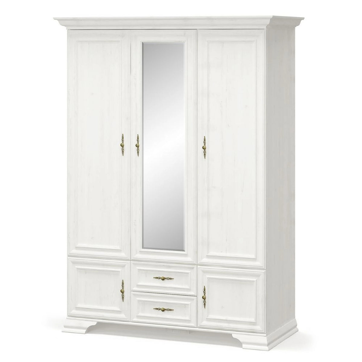 Mobilier de dormitor IRYS, pin alb anderson, PAL laminat, 6 piese