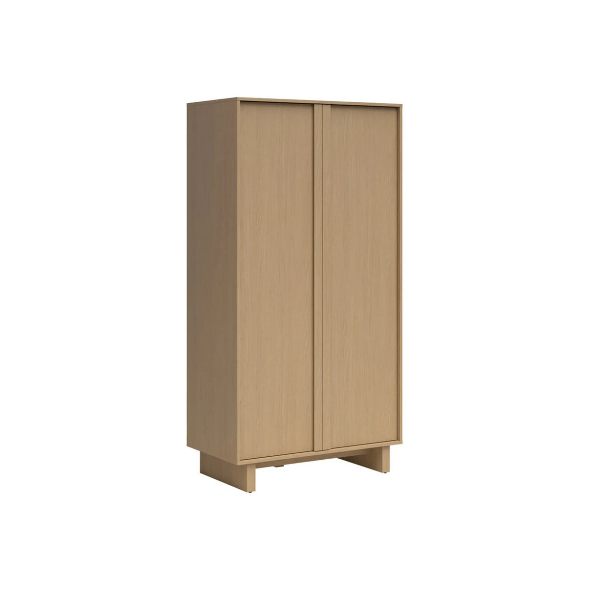 Dulap MODO, stejar arles, PAL, cu 2 uși, 104x56x202 cm