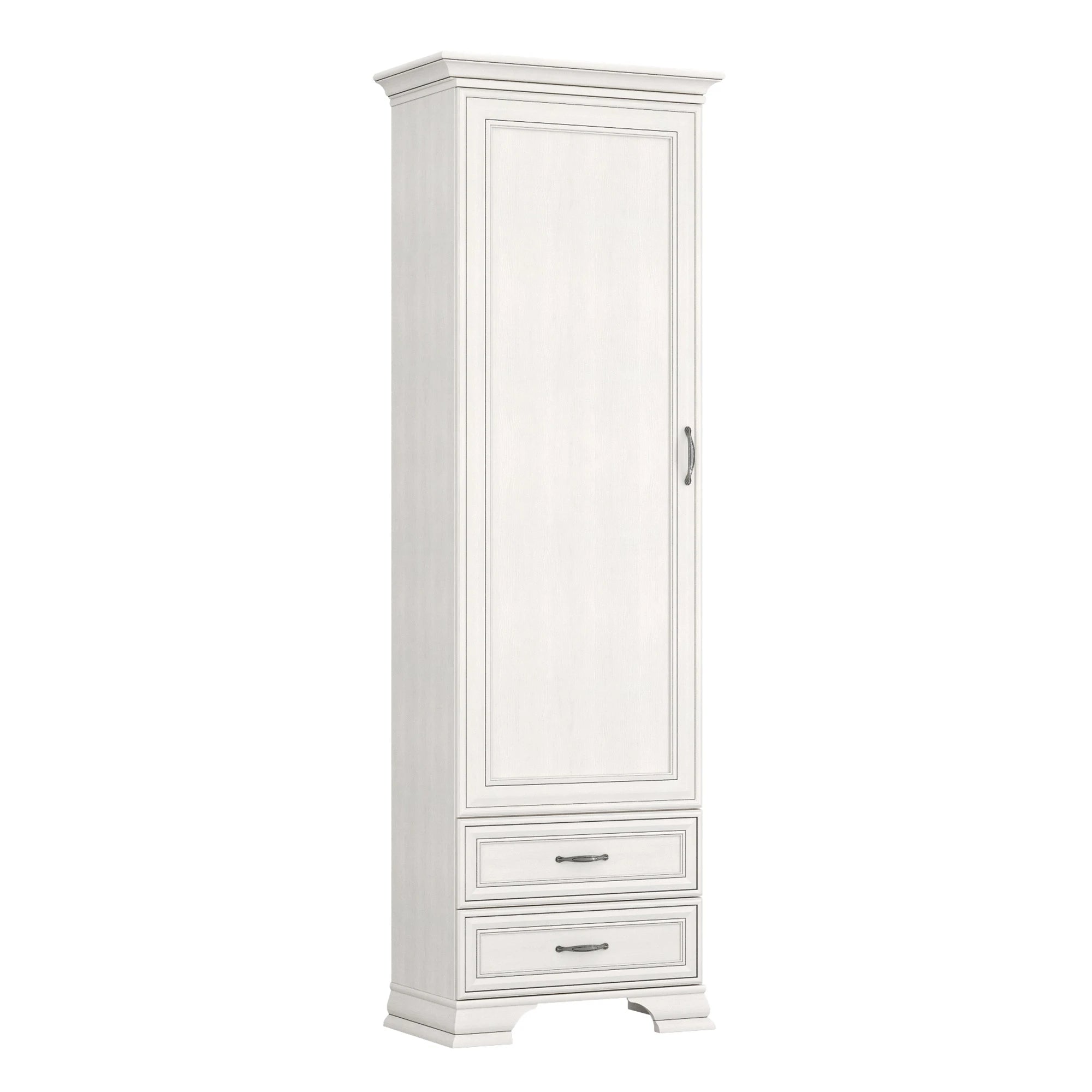 Mobilier dormitor clasic TIFFANY II-2, crem, PAL laminat, 4 piese