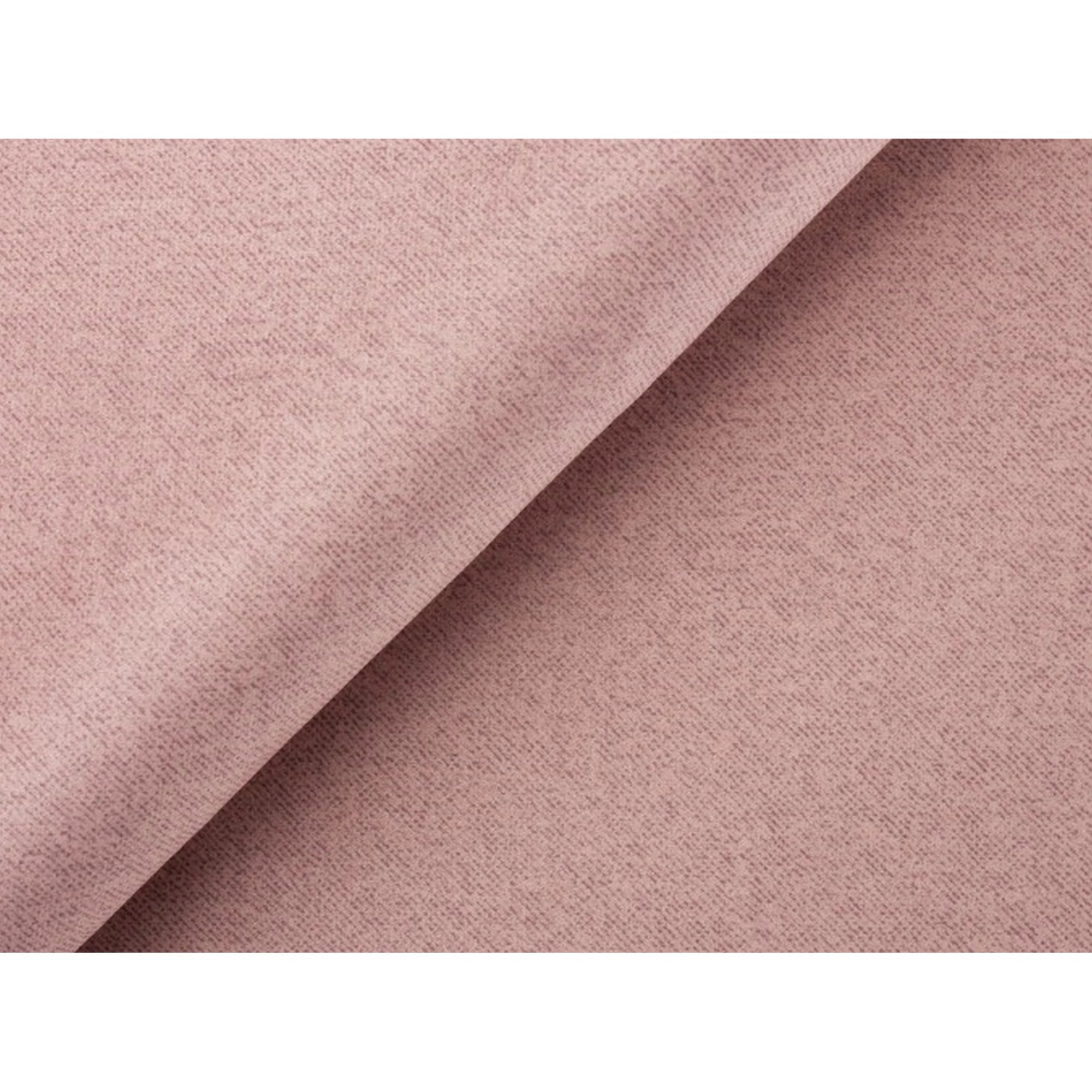 Coltar BAGGIO, sezlong dreapta, stofa catifelata roz - Element 18, Gama Premium, cu reglaj electric, incarcator wireless, lada depozitare si tetiere reglabile, 280x196x100 cm