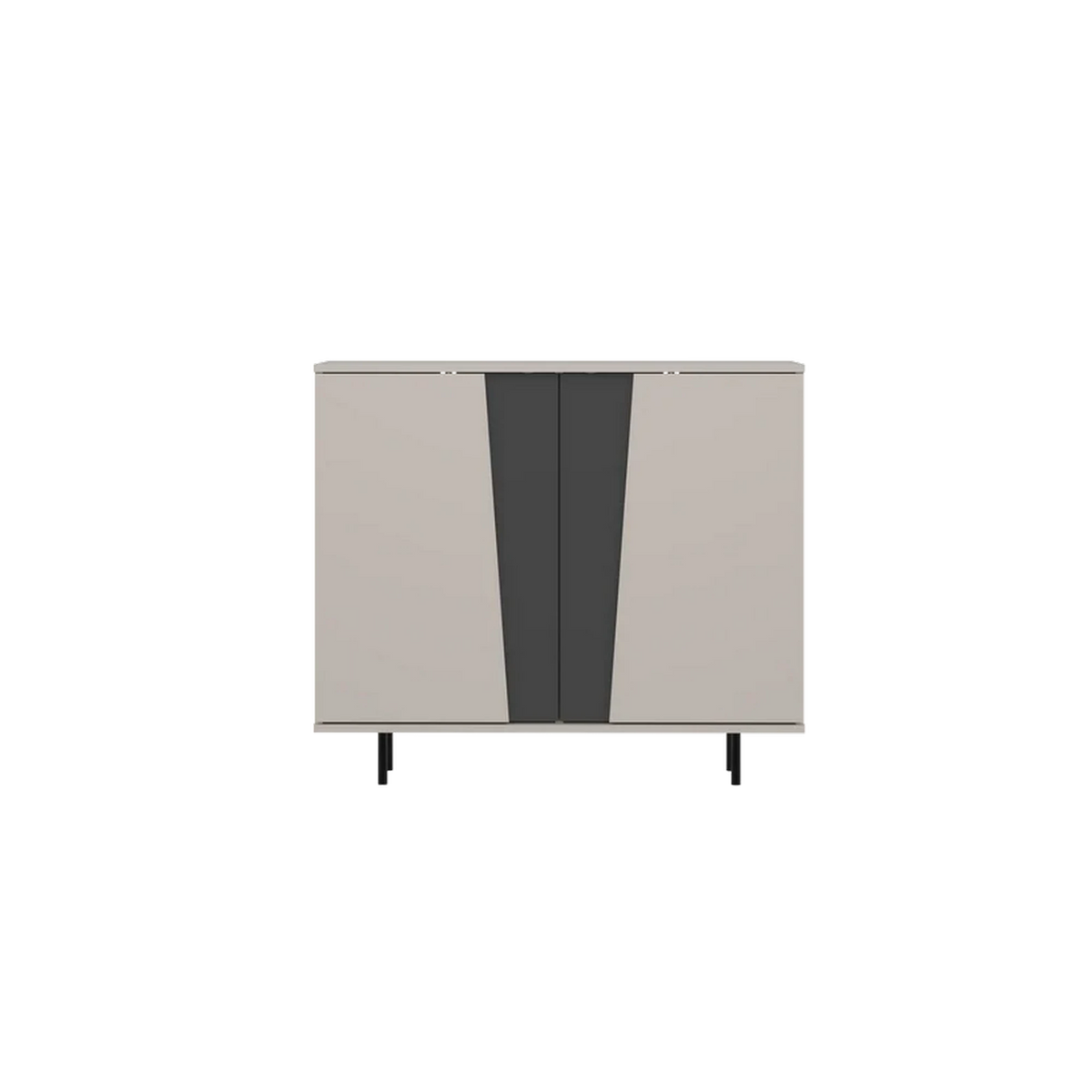 Comoda living FELIX, casmir/gri grafit, PAL laminat, 100x40x93 cm