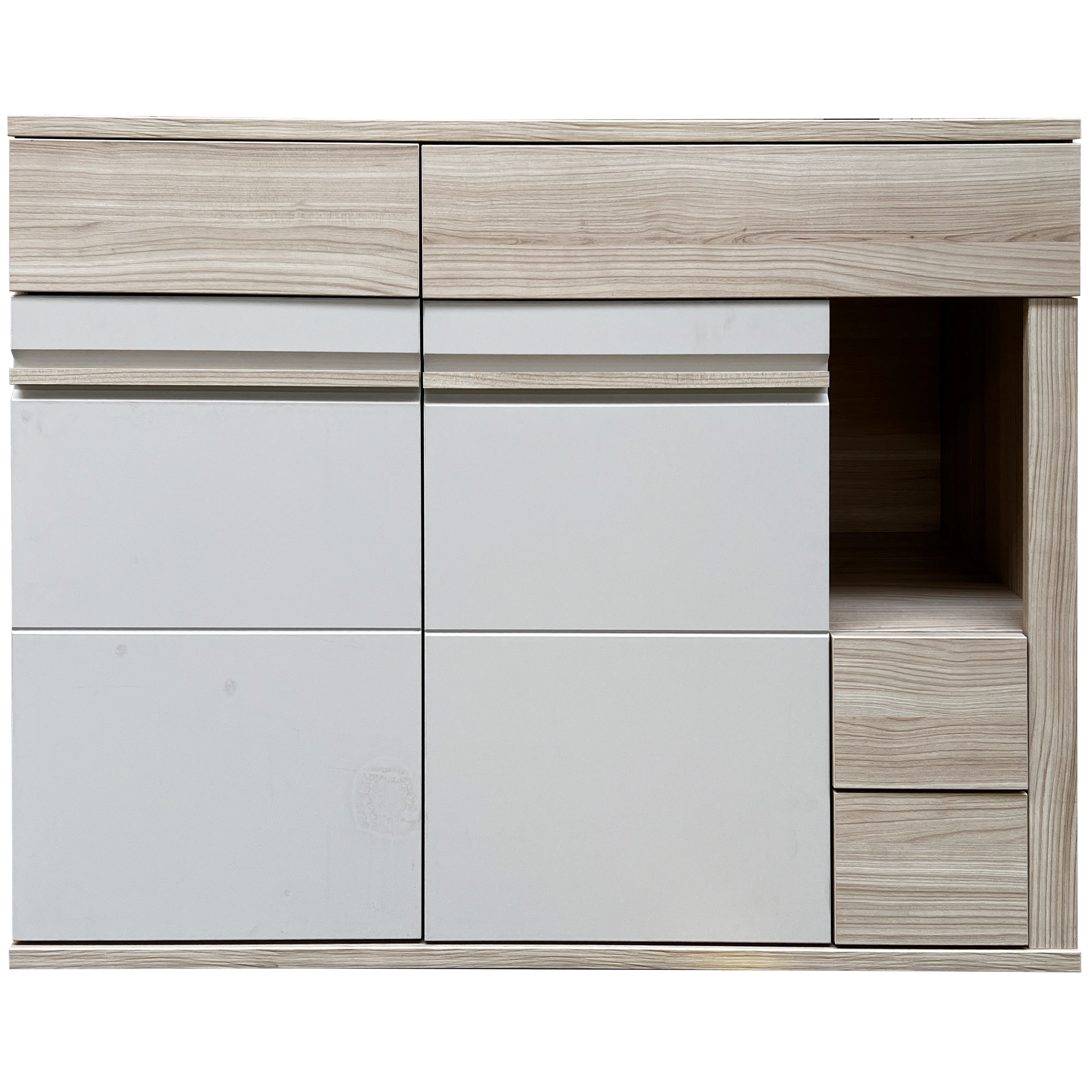 Comoda OSLO OS12, stejar riva/casmir, PAL laminat, 130x44x90 cm