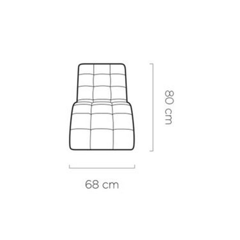 Sezlong LAGUNA, personalizabil materiale Gama Premium, 68x167x80 cm