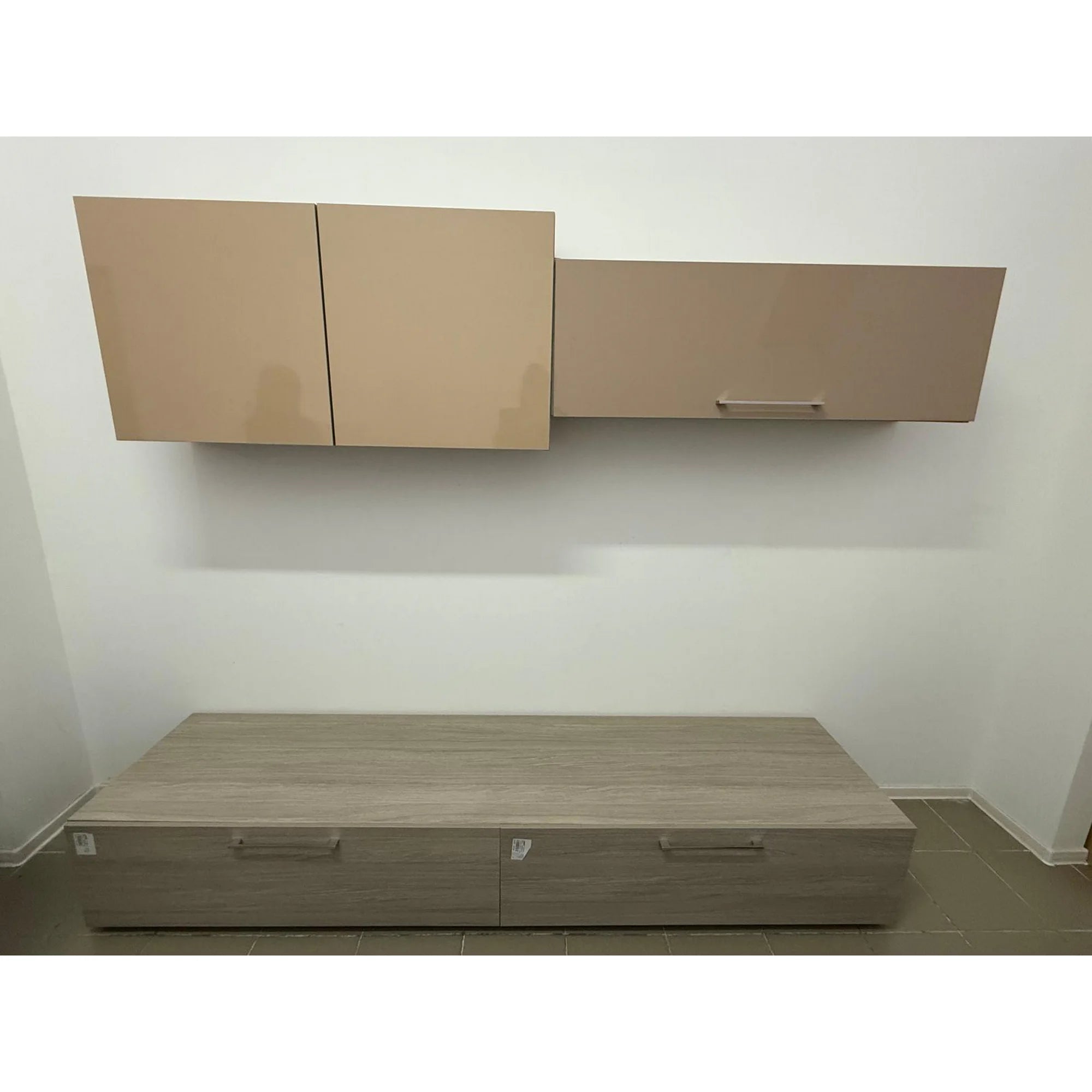 PRODUS RESIGILAT - Set living BOX, bej/stejar, PAL