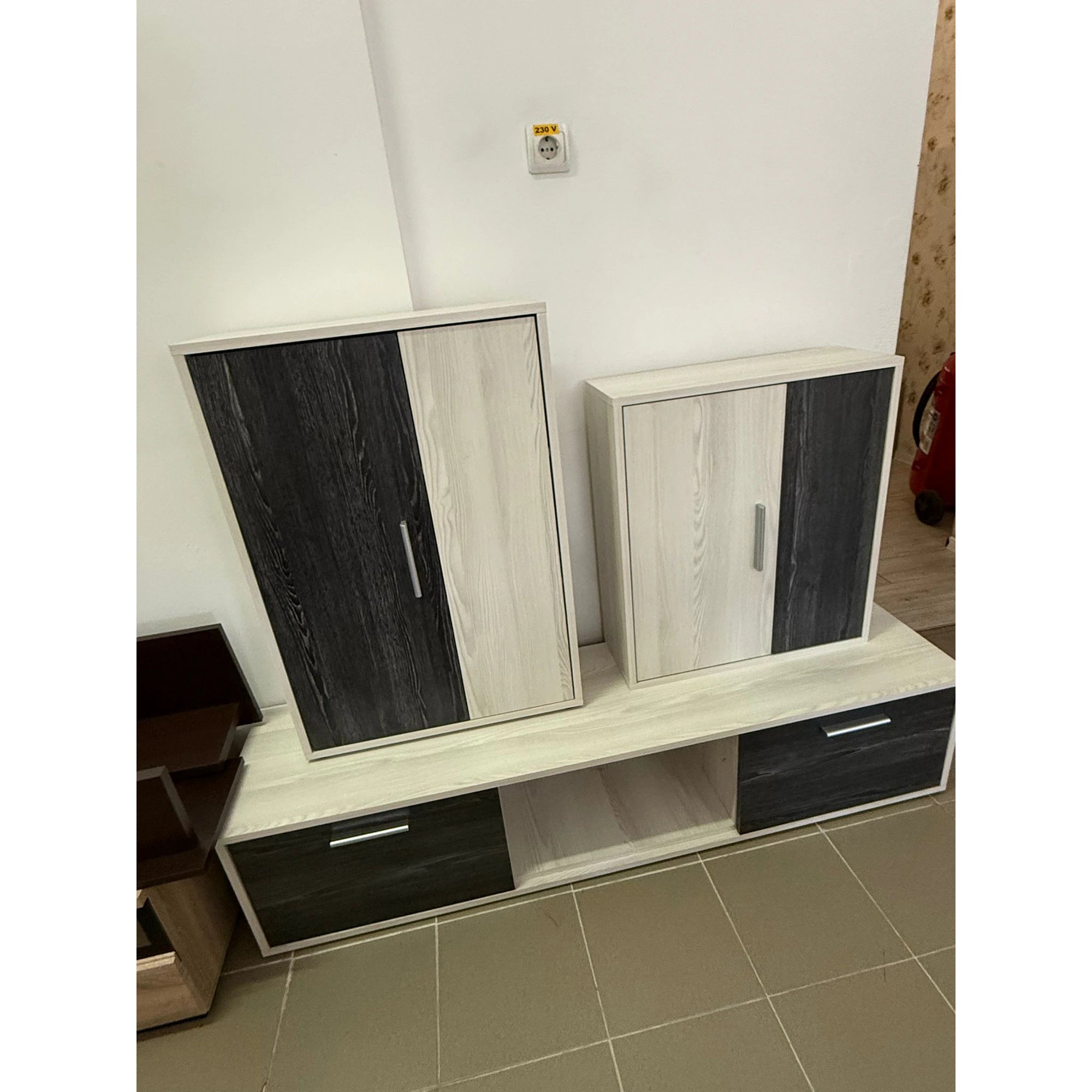 PRODUS RESIGILAT - Set living CAMILA, frasin deschis/stejar sheffield, PAL